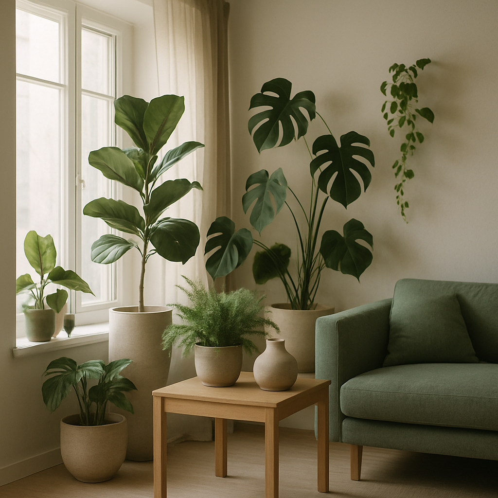 Planter og lys: skab rolige zoner i dit hjem